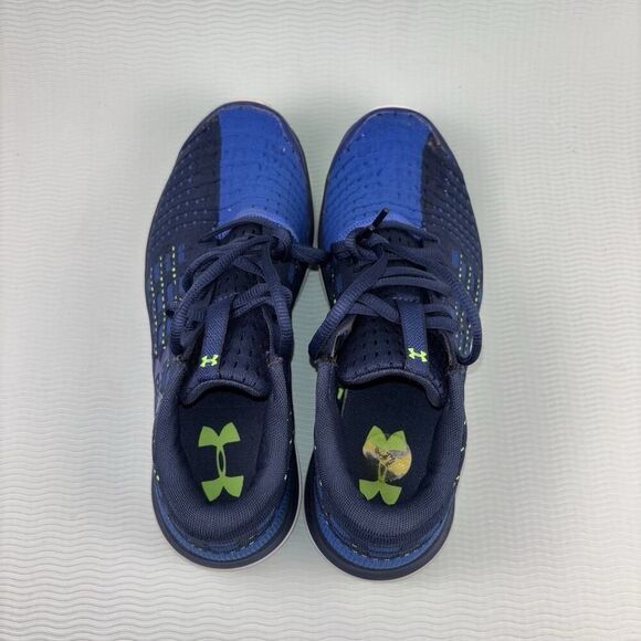 Under Armour Threadborne Slingflex Running Shoes Youth Size 5Y 1296955 997 Blue - Picture 8 of 9